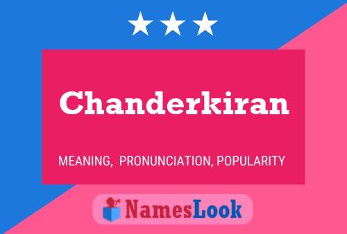 Chanderkiran Name Poster