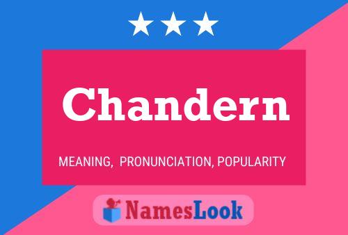 Chandern Name Poster