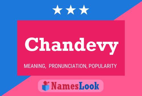 Chandevy Name Poster