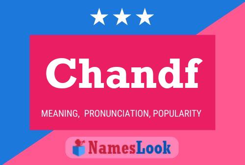 Chandf Name Poster