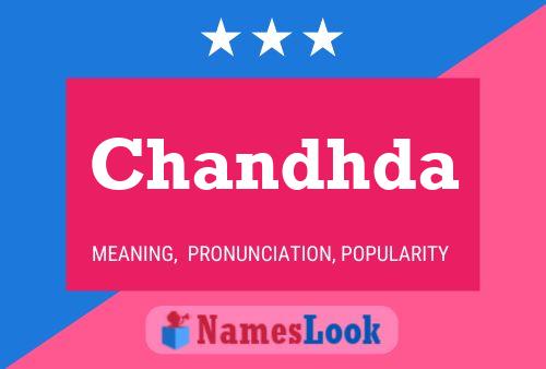 Chandhda Name Poster