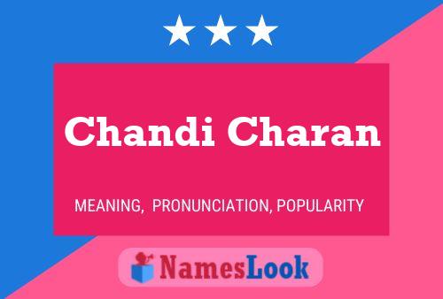 Chandi Charan Name Poster