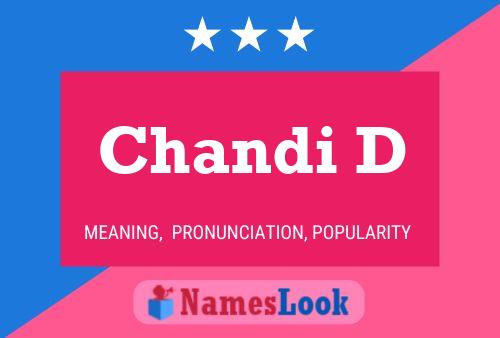 Chandi D Name Poster