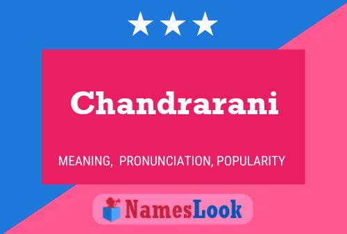 Chandrarani Name Poster