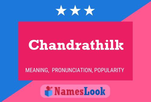 Chandrathilk Name Poster