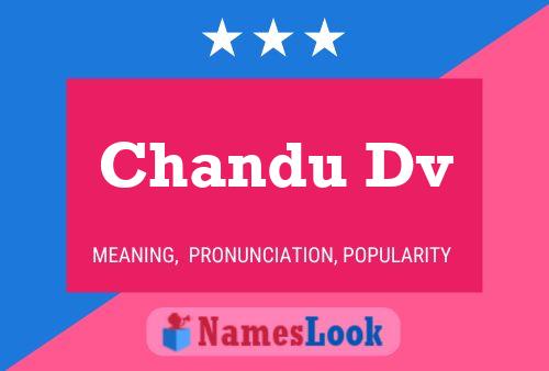 Chandu Dv Name Poster