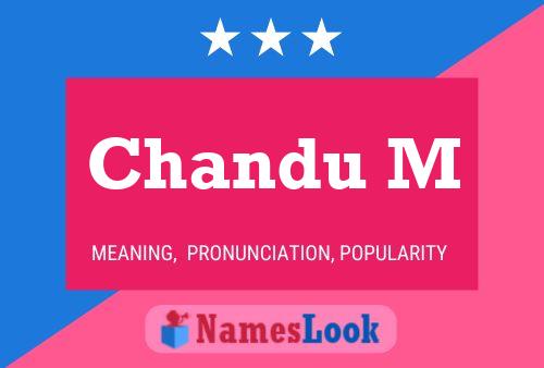 Chandu M Name Poster