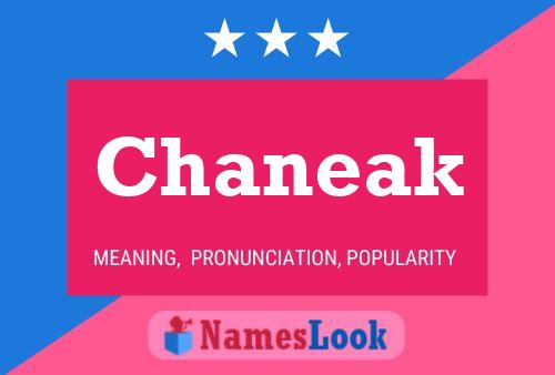 Chaneak Name Poster