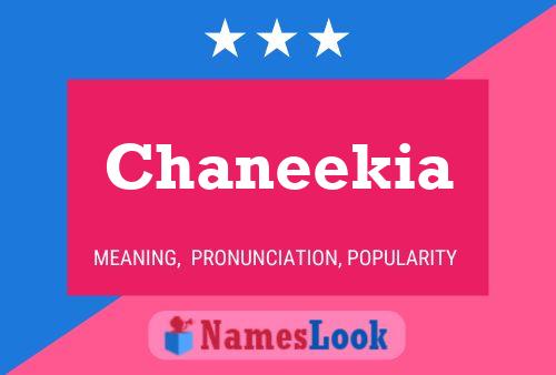 Chaneekia Name Poster