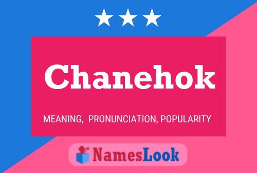 Chanehok Name Poster