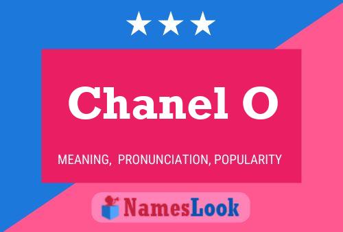 Chanel O Name Poster