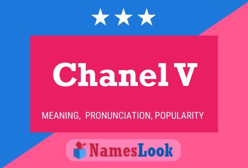 Chanel V Name Poster