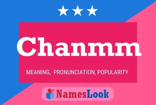 Chanmm Name Poster