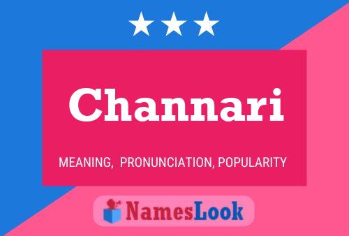 Channari Name Poster