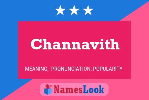 Channavith Name Poster