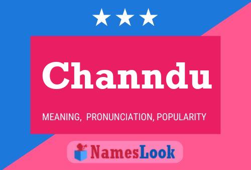 Channdu Name Poster