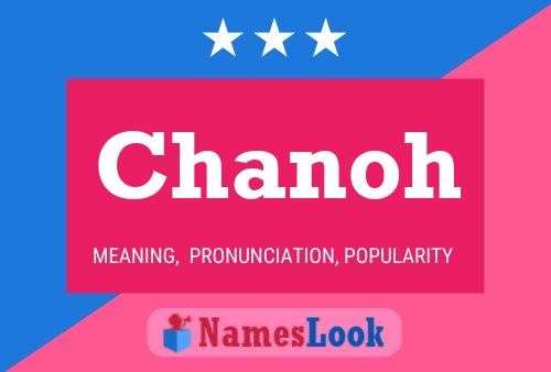 Chanoh Name Poster