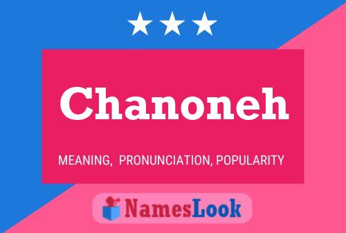 Chanoneh Name Poster