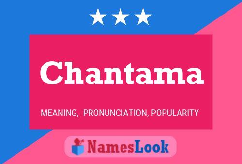 Chantama Name Poster