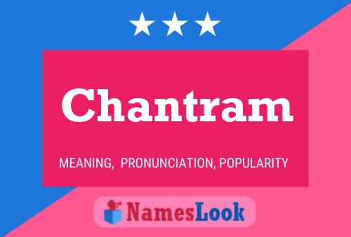 Chantram Name Poster