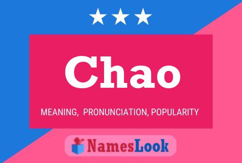 Chao Name Poster