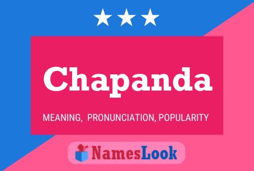 Chapanda Name Poster