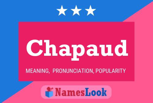 Chapaud Name Poster