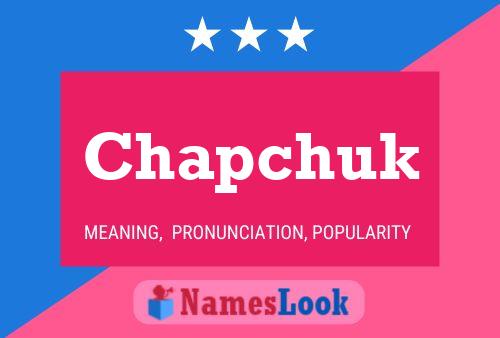 Chapchuk Name Poster