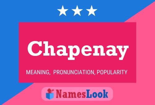 Chapenay Name Poster