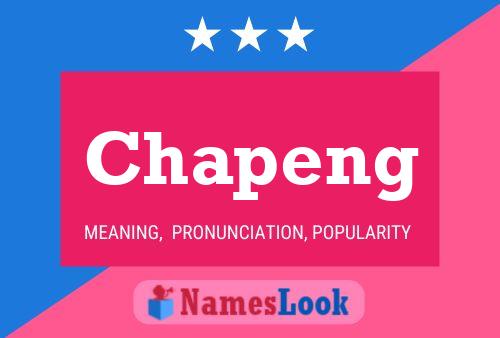 Chapeng Name Poster