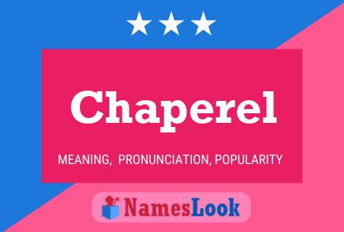 Chaperel Name Poster