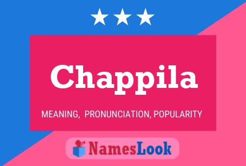 Chappila Name Poster