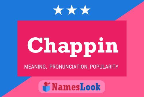 Chappin Name Poster