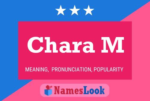 Chara M Name Poster