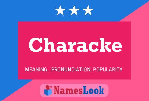 Characke Name Poster