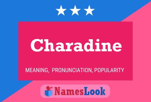 Charadine Name Poster