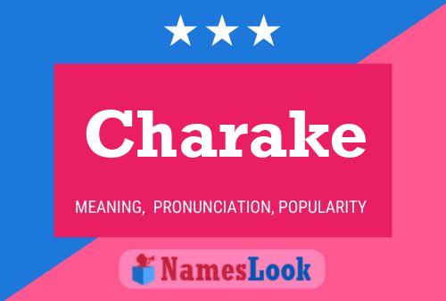 Charake Name Poster