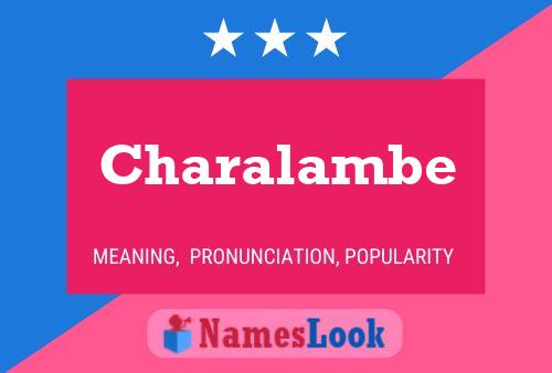 Charalambe Name Poster