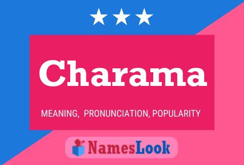 Charama Name Poster