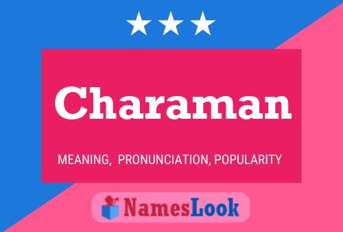 Charaman Name Poster