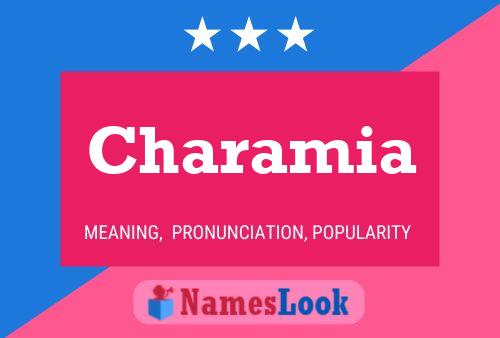 Charamia Name Poster