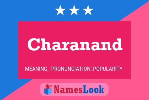 Charanand Name Poster