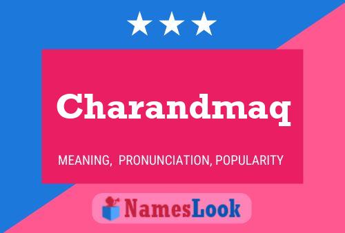 Charandmaq Name Poster