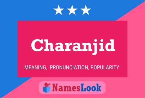 Charanjid Name Poster