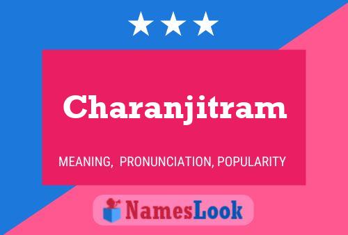 Charanjitram Name Poster