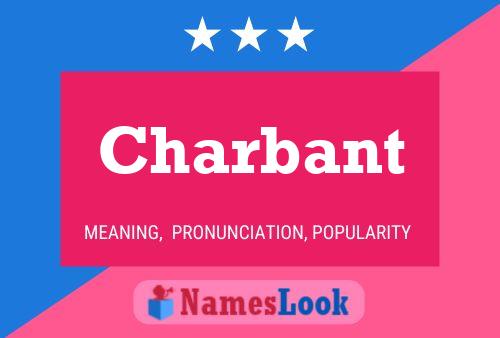 Charbant Name Poster