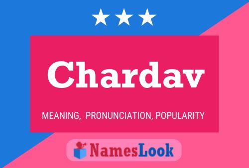 Chardav Name Poster