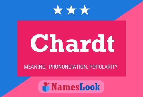 Chardt Name Poster