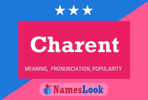 Charent Name Poster