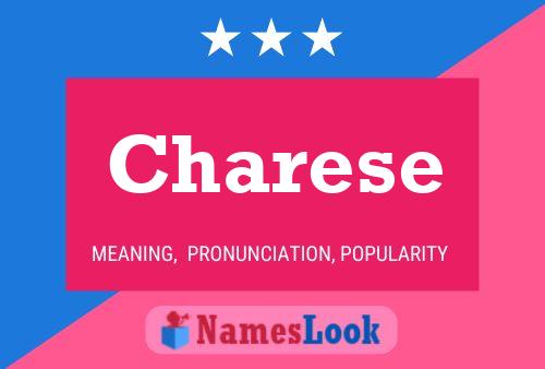 Charese Name Poster